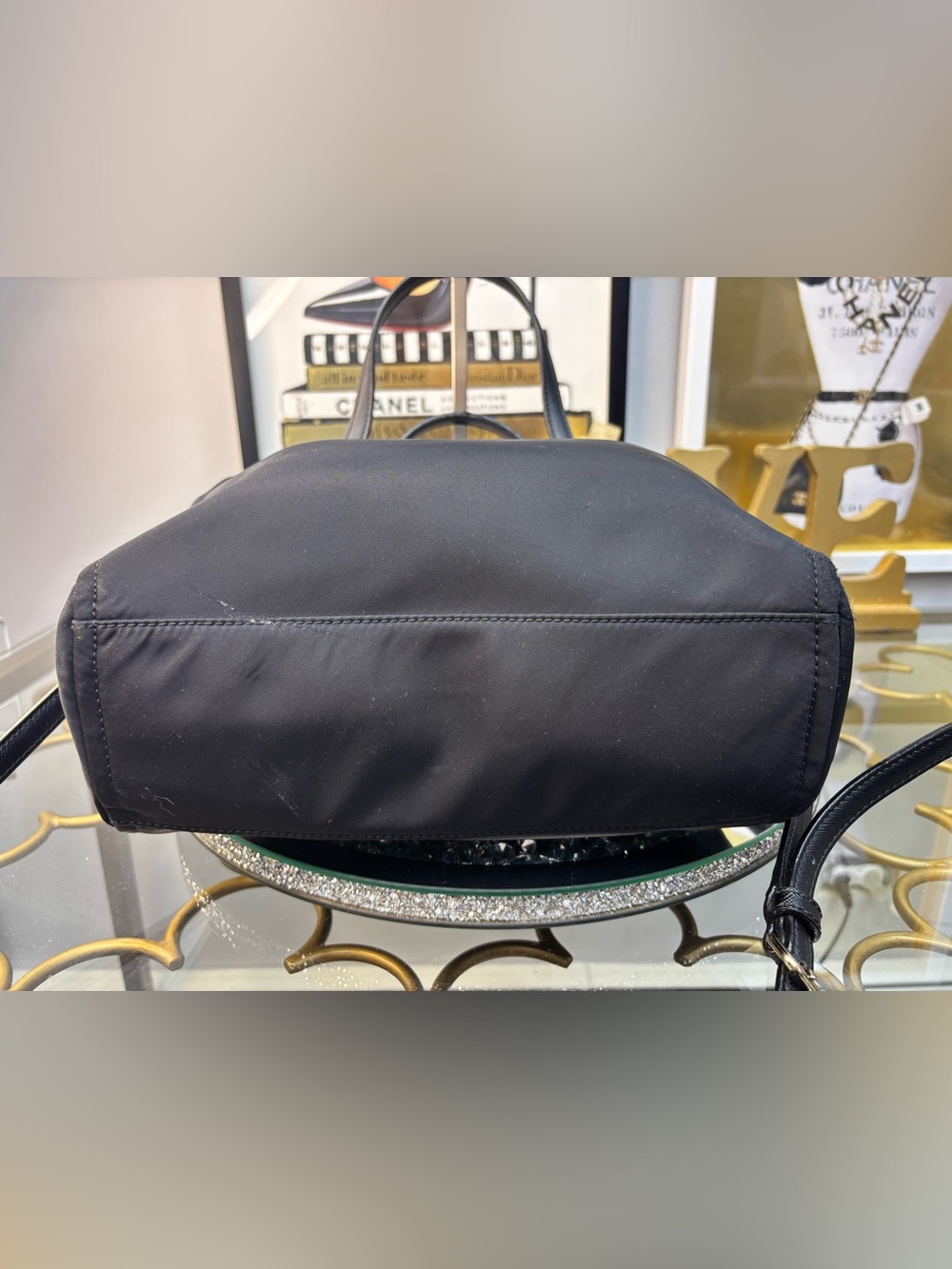 Kate Spade Blake Avenue Loden Nylon Crossbody Satchel EUC - Picture 10 of 16